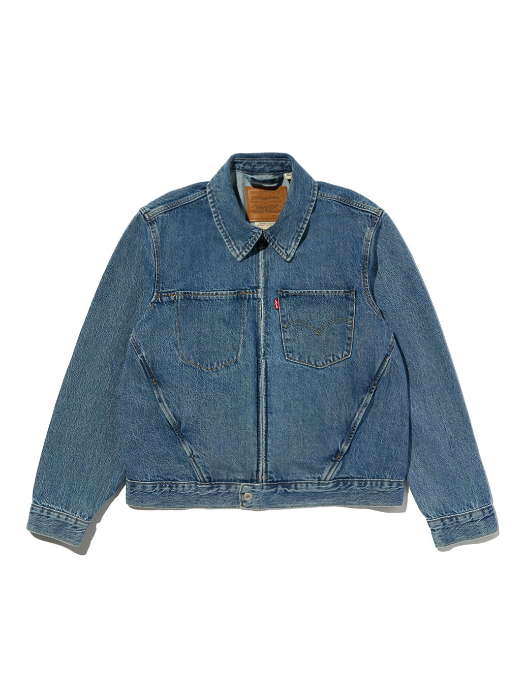 ツイステッドジャケットトラッカージャケット ミディアムインディゴ