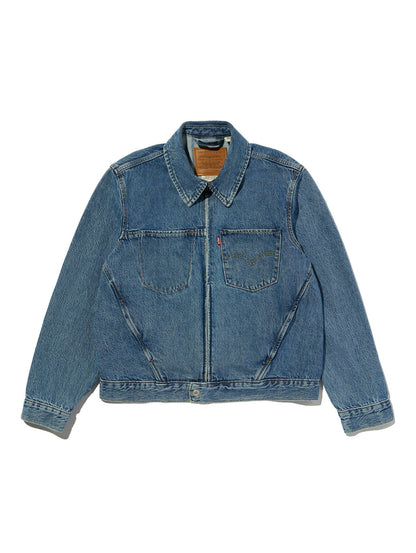 ツイステッドジャケットトラッカージャケット ミディアムインディゴ