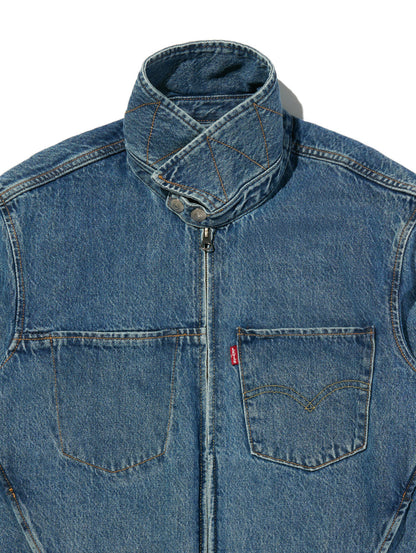 ツイステッドジャケットトラッカージャケット ミディアムインディゴ