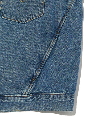 ツイステッドジャケットトラッカージャケット ミディアムインディゴ