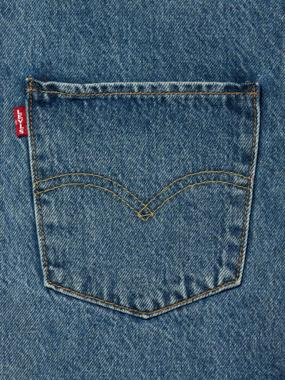 ツイステッドジャケットトラッカージャケット ミディアムインディゴ