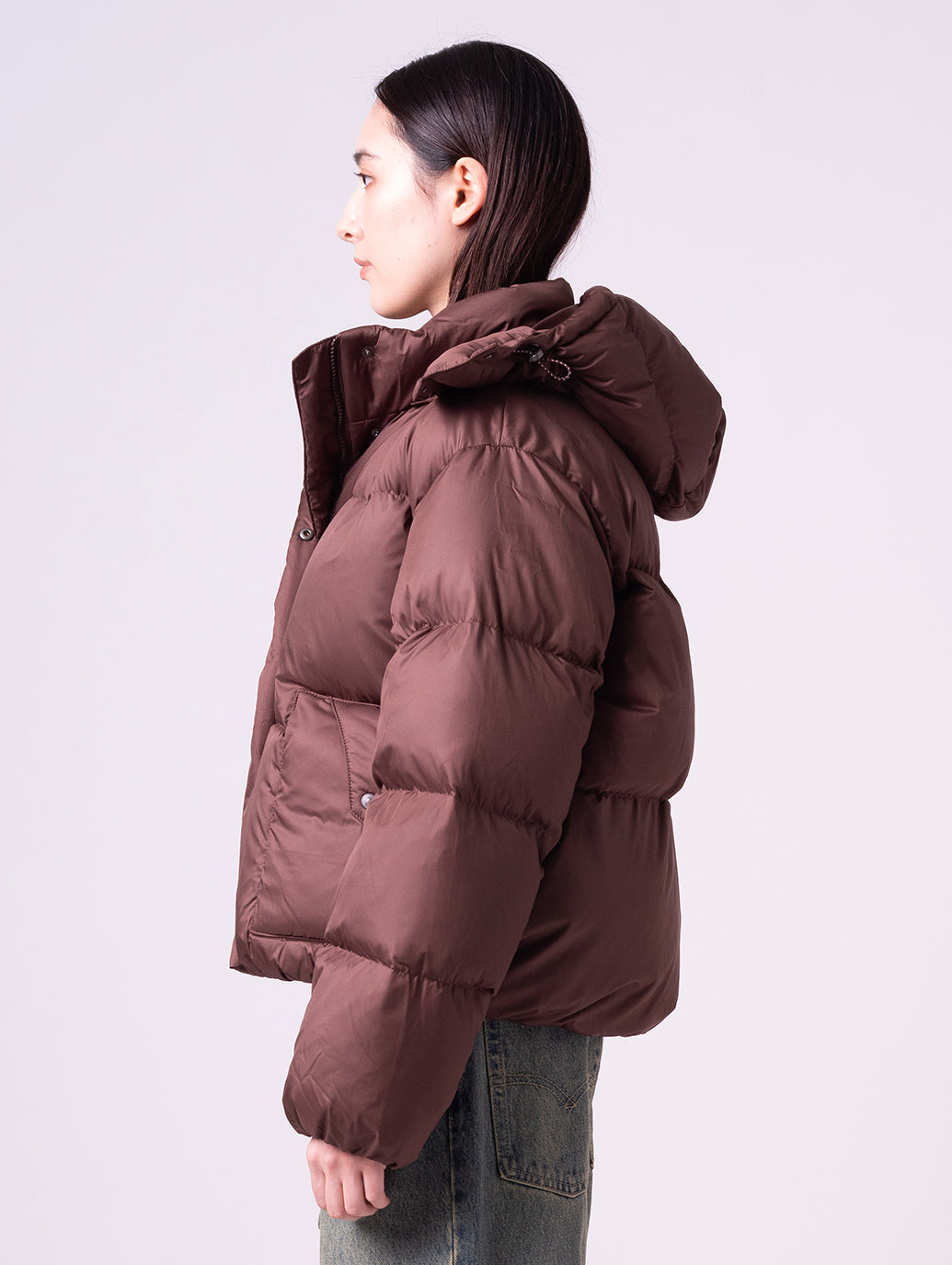 裕*様 ブラウン毛皮ショートジャケット ウエスタンショートバブルパファージャケット – リーバイス®公式