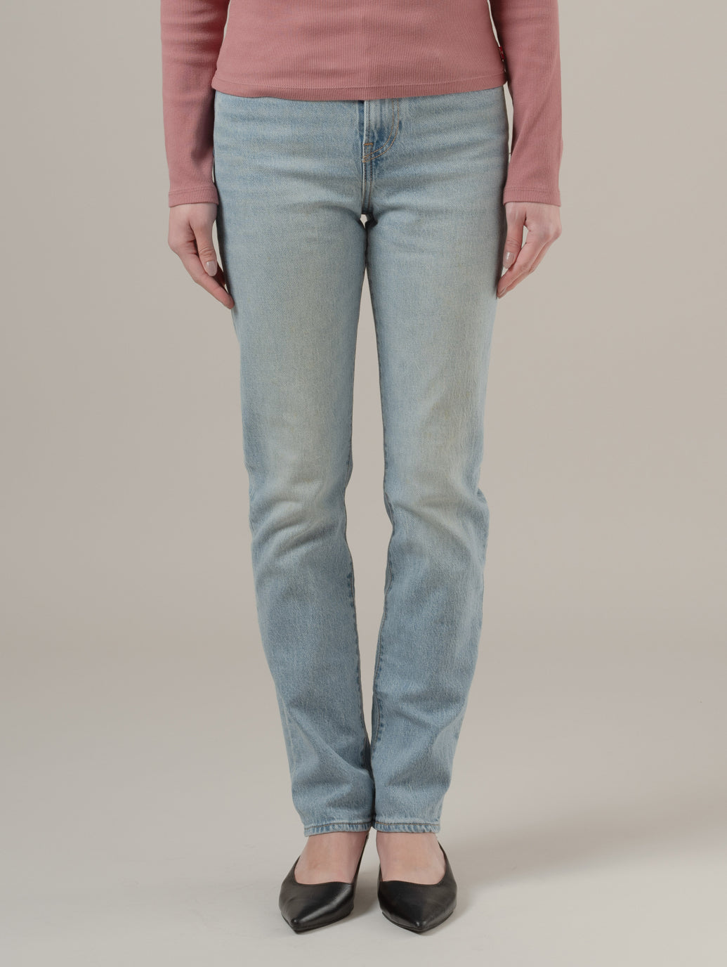 WEDGIE スリムジーンズ ライトインディゴ