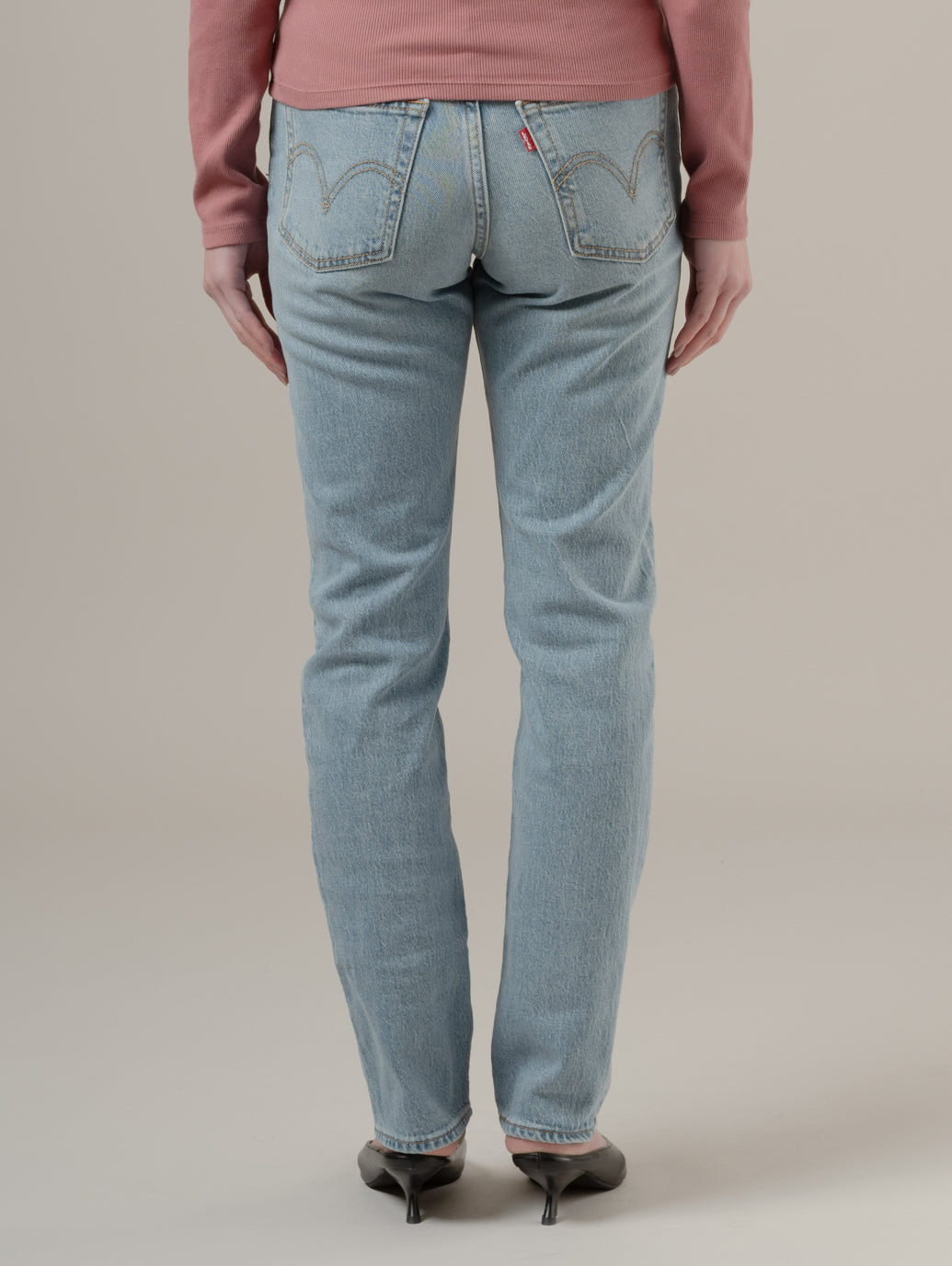 WEDGIE スリムジーンズ ライトインディゴ