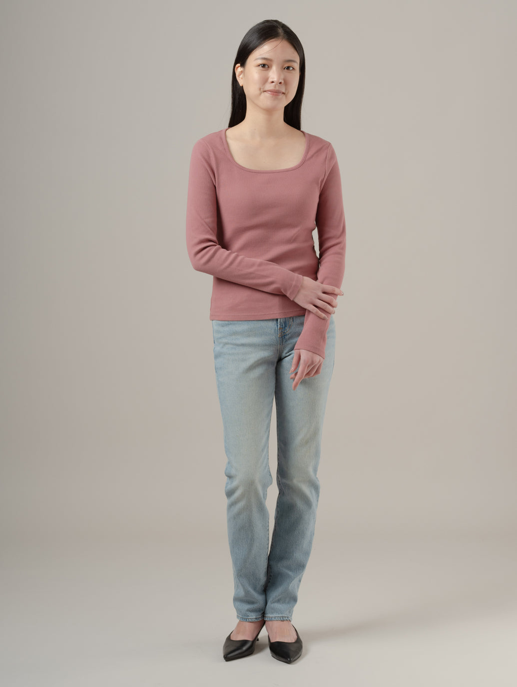 WEDGIE スリムジーンズ ライトインディゴ