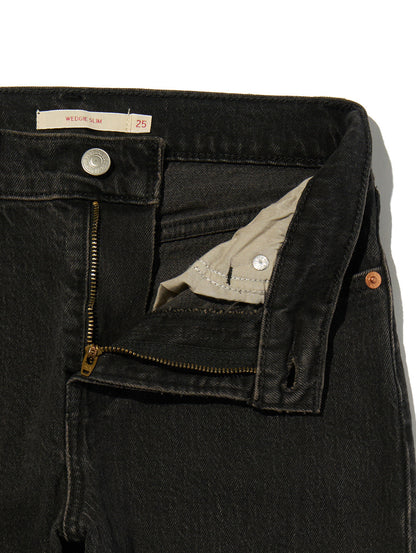 WEDGIE スリムジーンズ ブラック