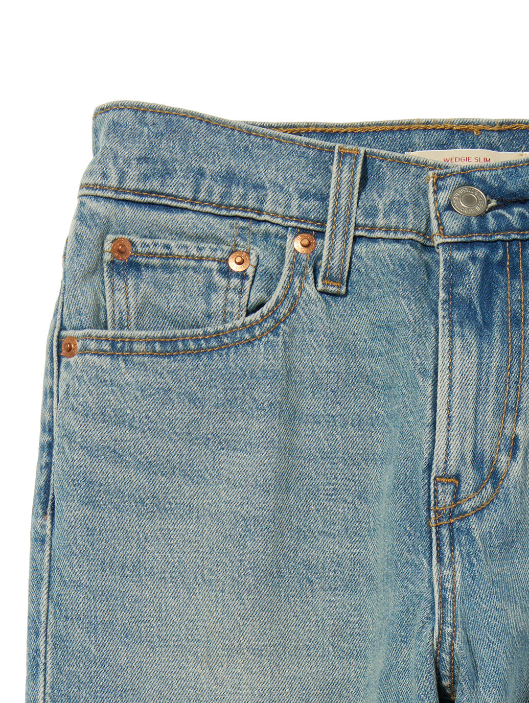 WEDGIE スリムジーンズ ライトインディゴ