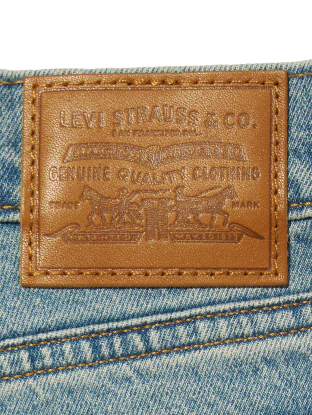 WEDGIE スリムジーンズ ライトインディゴ