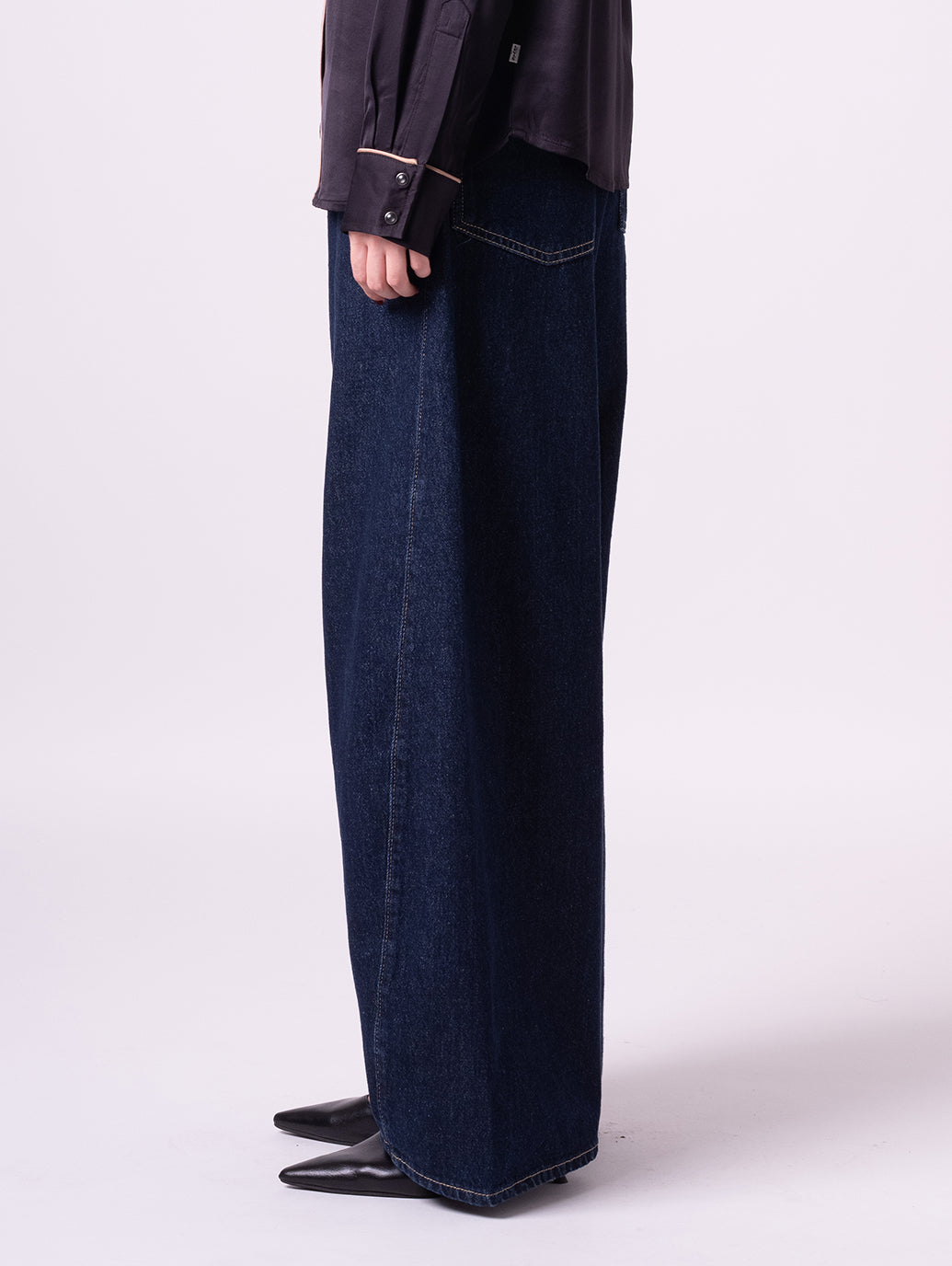 SUPER BAGGY バレルジーンズ ダークインディゴ
