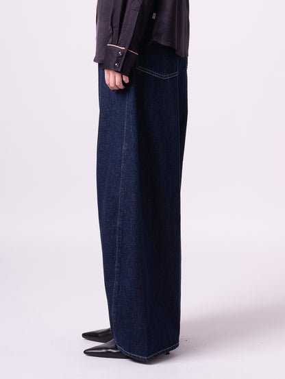 SUPER BAGGY バレルジーンズ ダークインディゴ