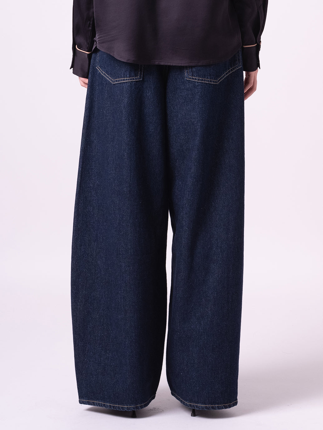 SUPER BAGGY バレルジーンズ ダークインディゴ
