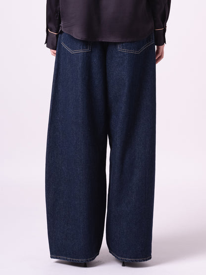 SUPER BAGGY バレルジーンズ ダークインディゴ
