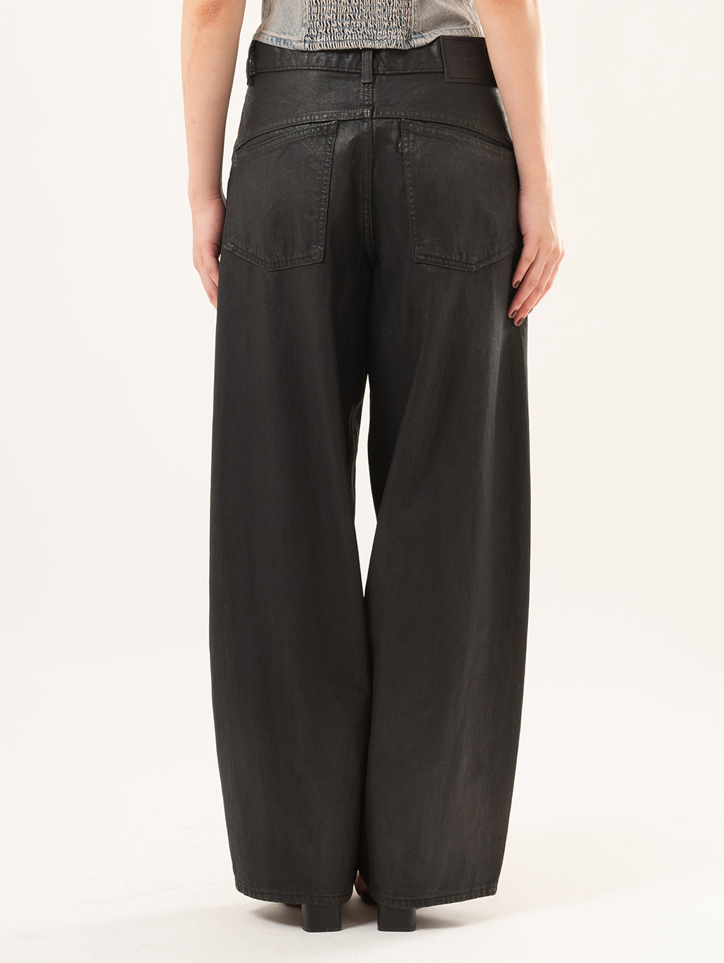 SUPER BAGGY バレルジーンズ ブラック