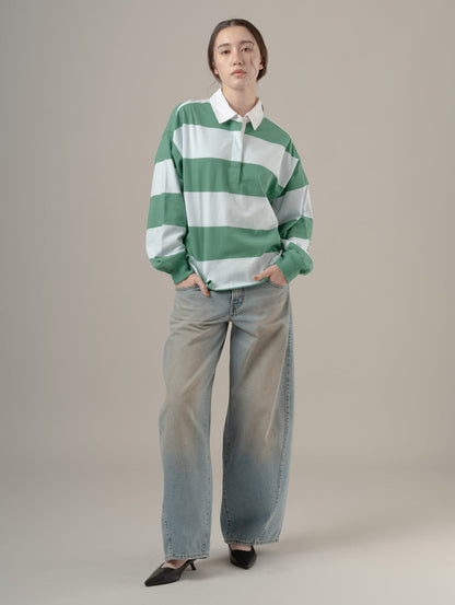 SUPER BAGGY バレルジーンズ ライトインディゴ