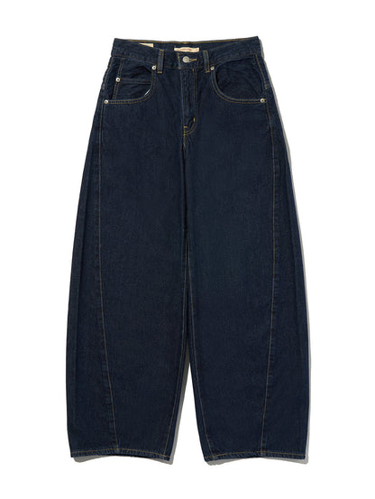 SUPER BAGGY バレルジーンズ ダークインディゴ