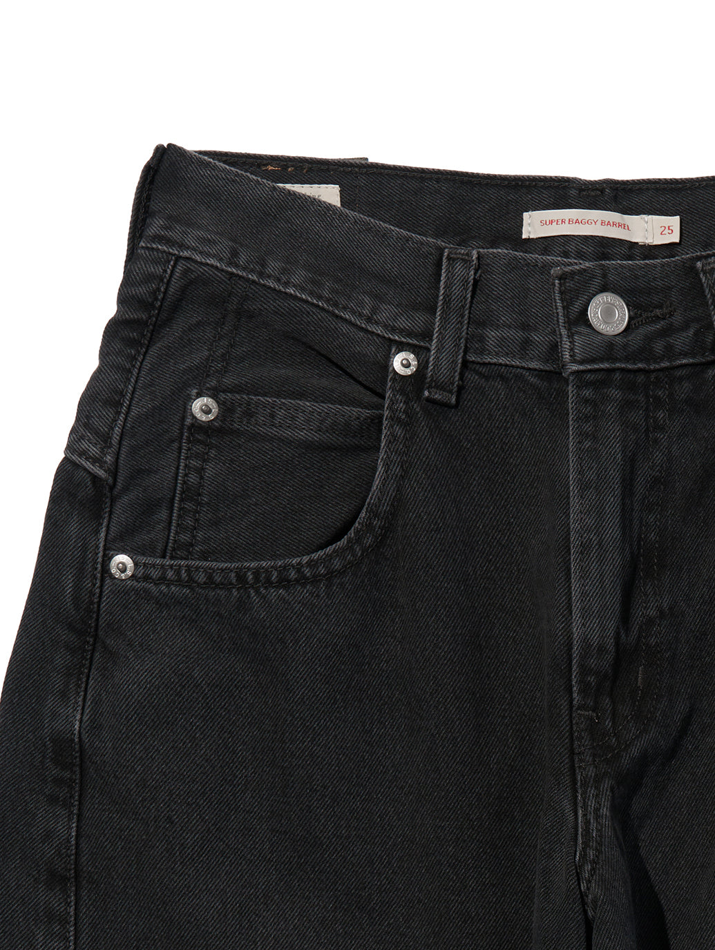 SUPER BAGGY バレルジーンズ ブラック
