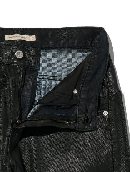 SUPER BAGGY バレルジーンズ ブラック