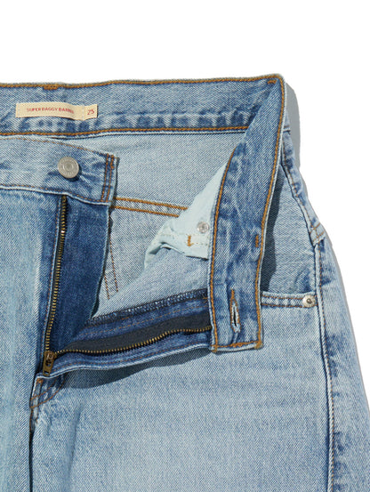 SUPER BAGGY バレルジーンズ ミディアムインディゴ