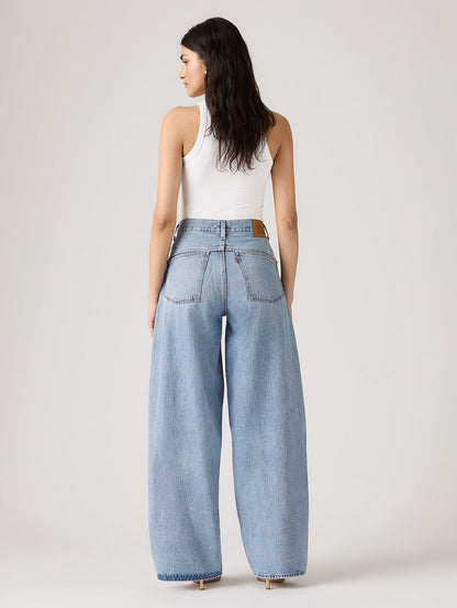 SUPER BAGGY バレルジーンズ ミディアムインディゴ