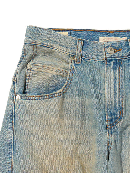 SUPER BAGGY バレルジーンズ ライトインディゴ