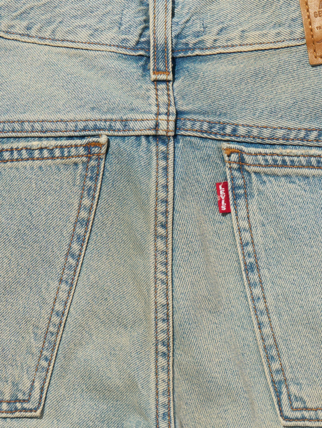 SUPER BAGGY バレルジーンズ ライトインディゴ