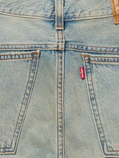 SUPER BAGGY バレルジーンズ ライトインディゴ