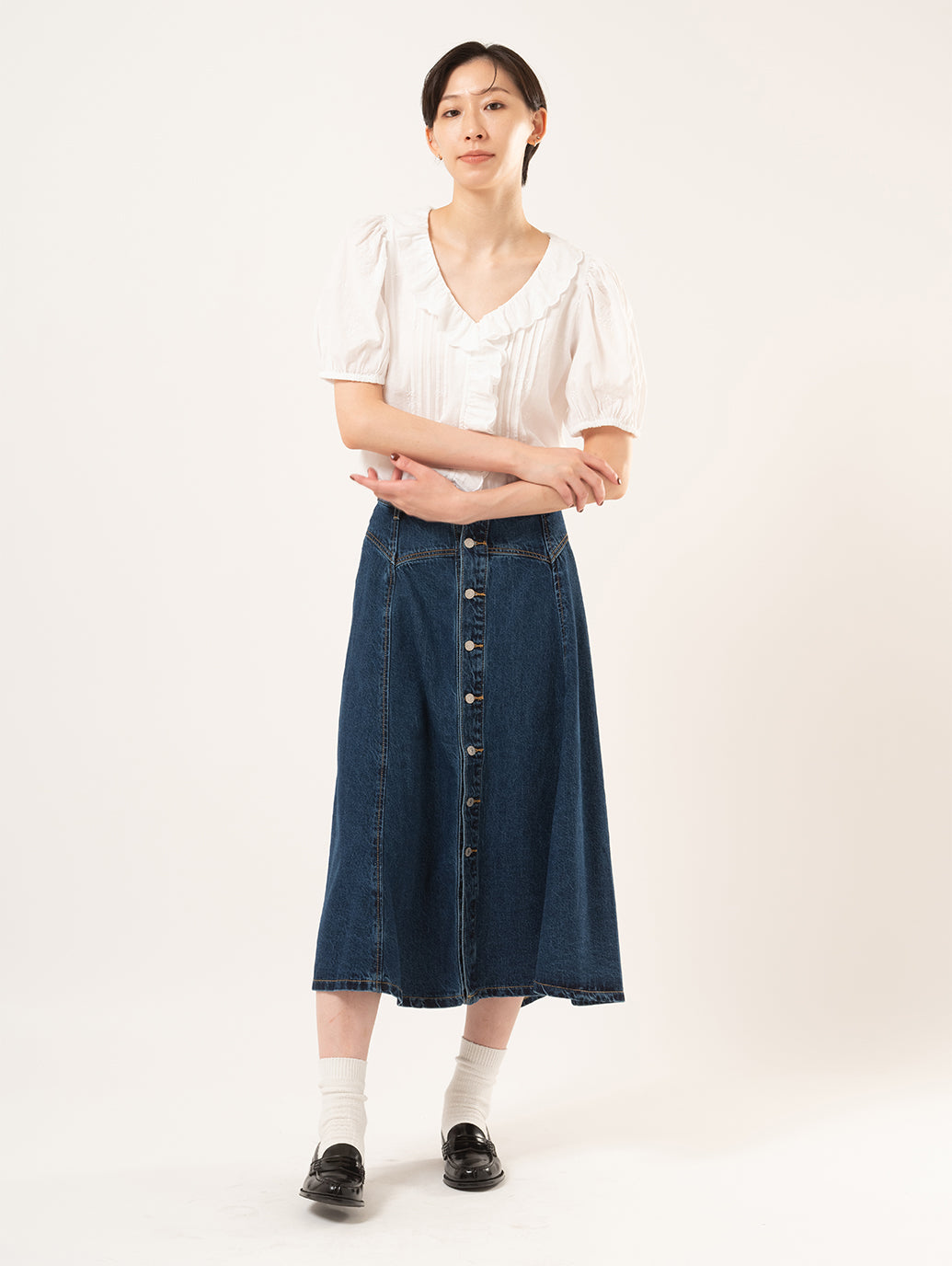 ヨーク ウエスタン デニムスカート