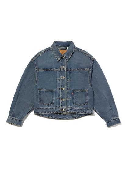 バルーンスリーブ トラッカージャケット