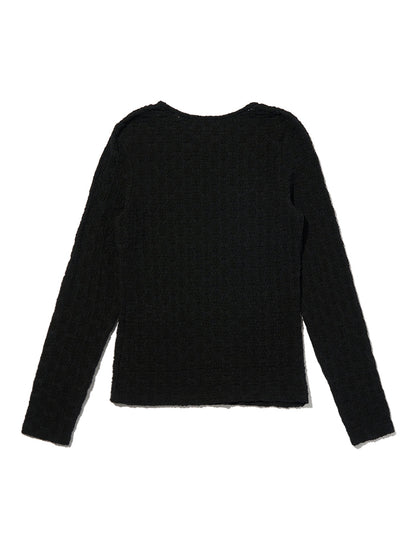 アニカ クルーネック トップ