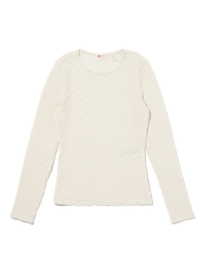 アニカ クルーネック トップ