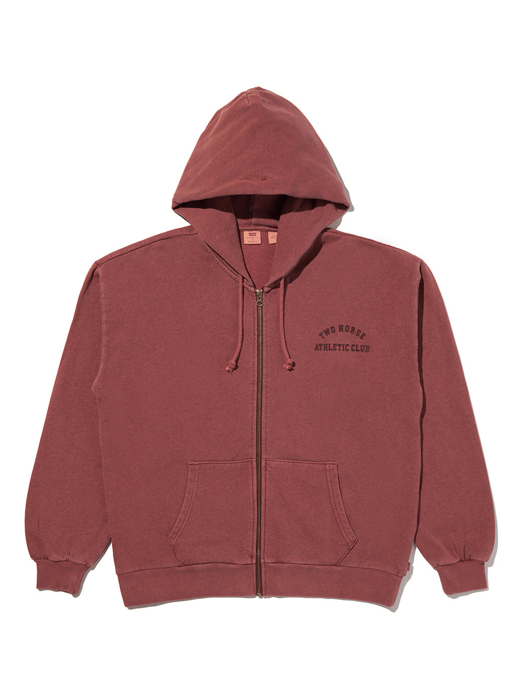 Two Horse ジップアップ スウェットシャツ