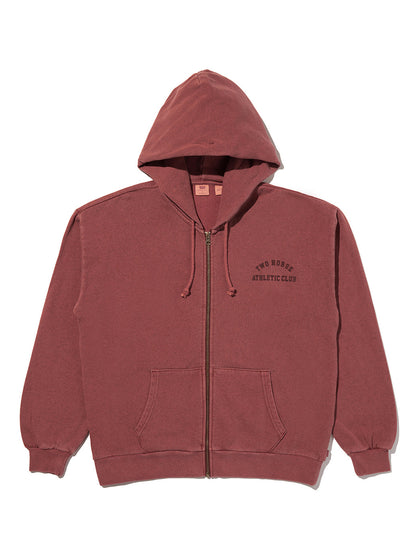 Two Horse ジップアップ スウェットシャツ