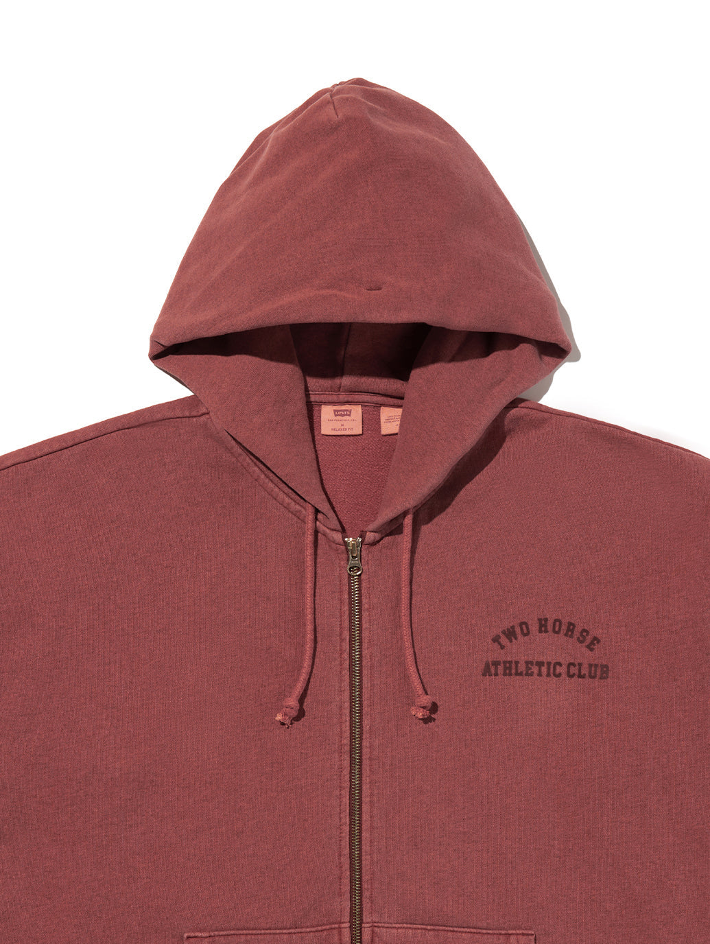 Two Horse ジップアップ スウェットシャツ