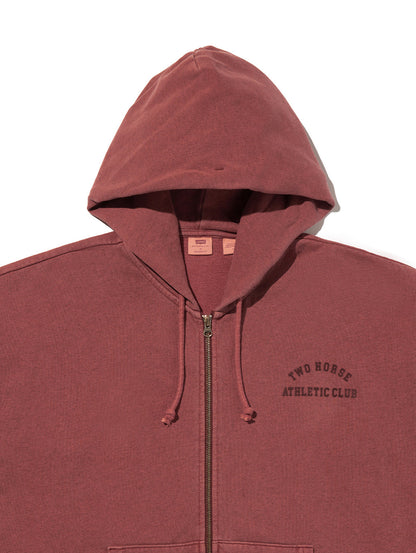 Two Horse ジップアップ スウェットシャツ