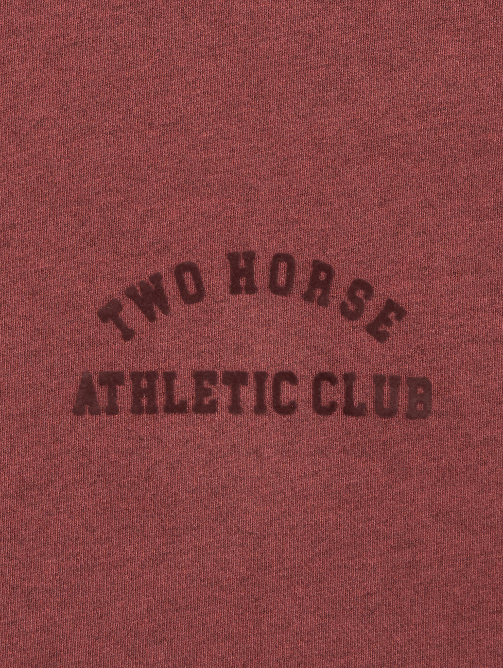 Two Horse ジップアップ スウェットシャツ