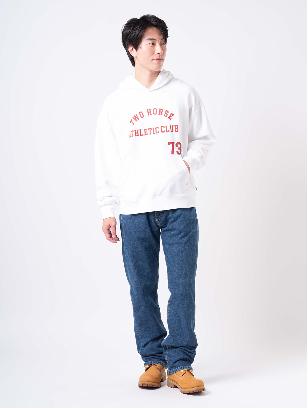 Two Horse クロップド フーディ