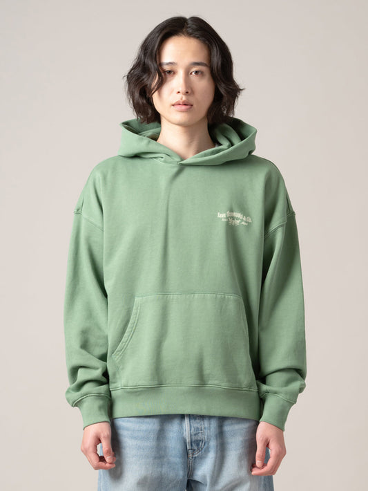 TWO HORSE クロップド フーディー