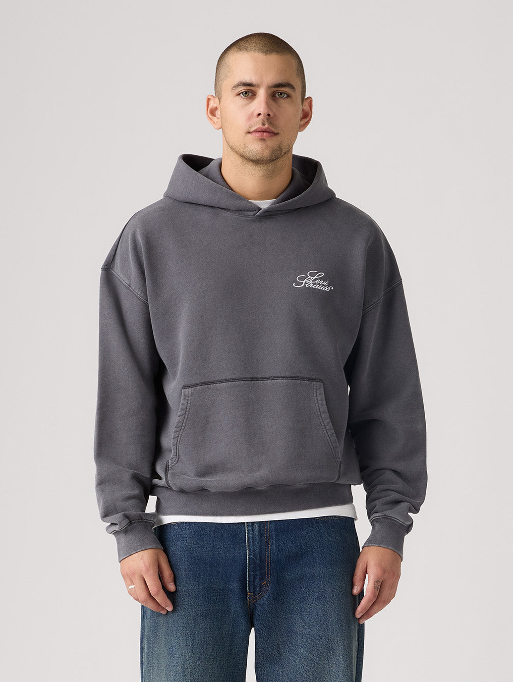 TWO HORSE クロップド フーディー