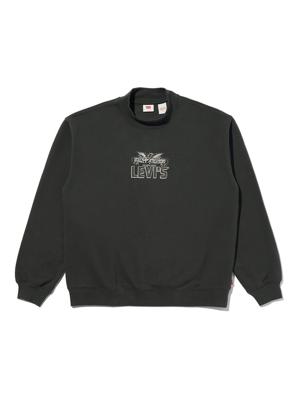 モックネックスウェットシャツ