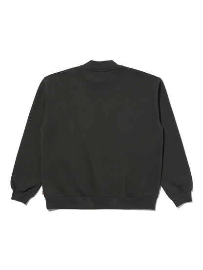 モックネックスウェットシャツ