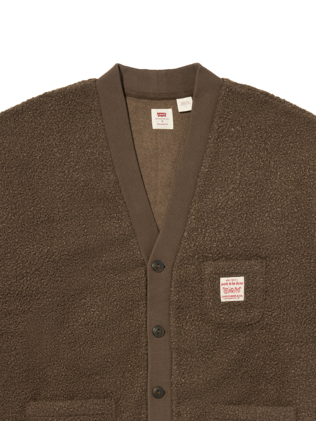 WORKWEAR カーディガン ブラウン