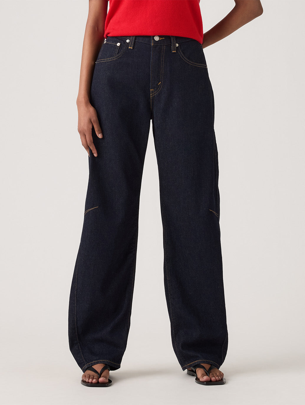 CINCH バレルジーンズ ダークインディゴ