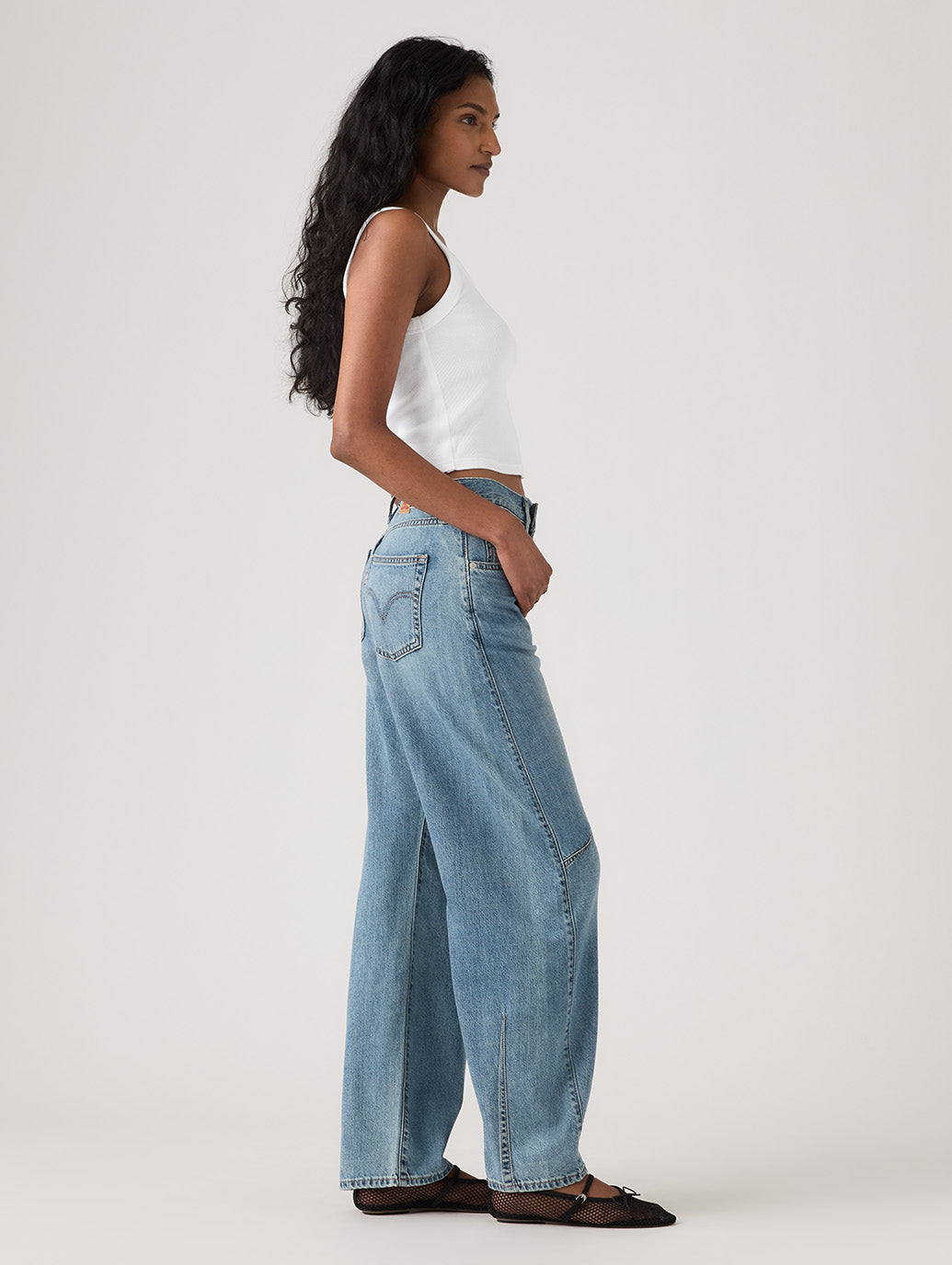 CINCH バレルジーンズ ミディアムインディゴ