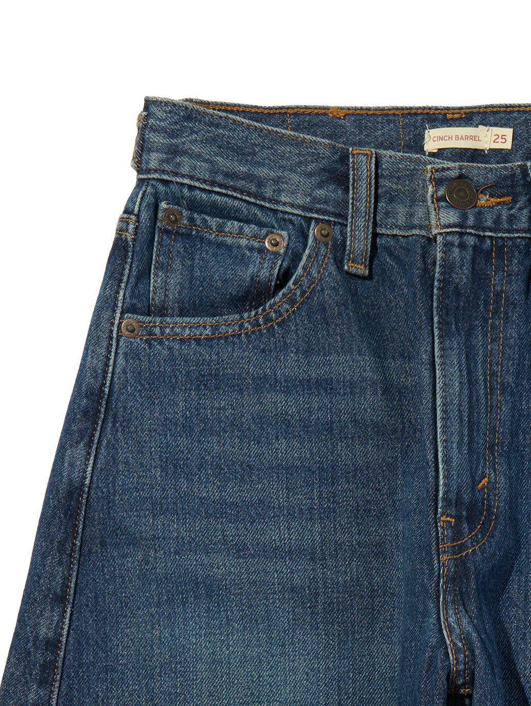 CINCH バレルジーンズ ミディアムインディゴ