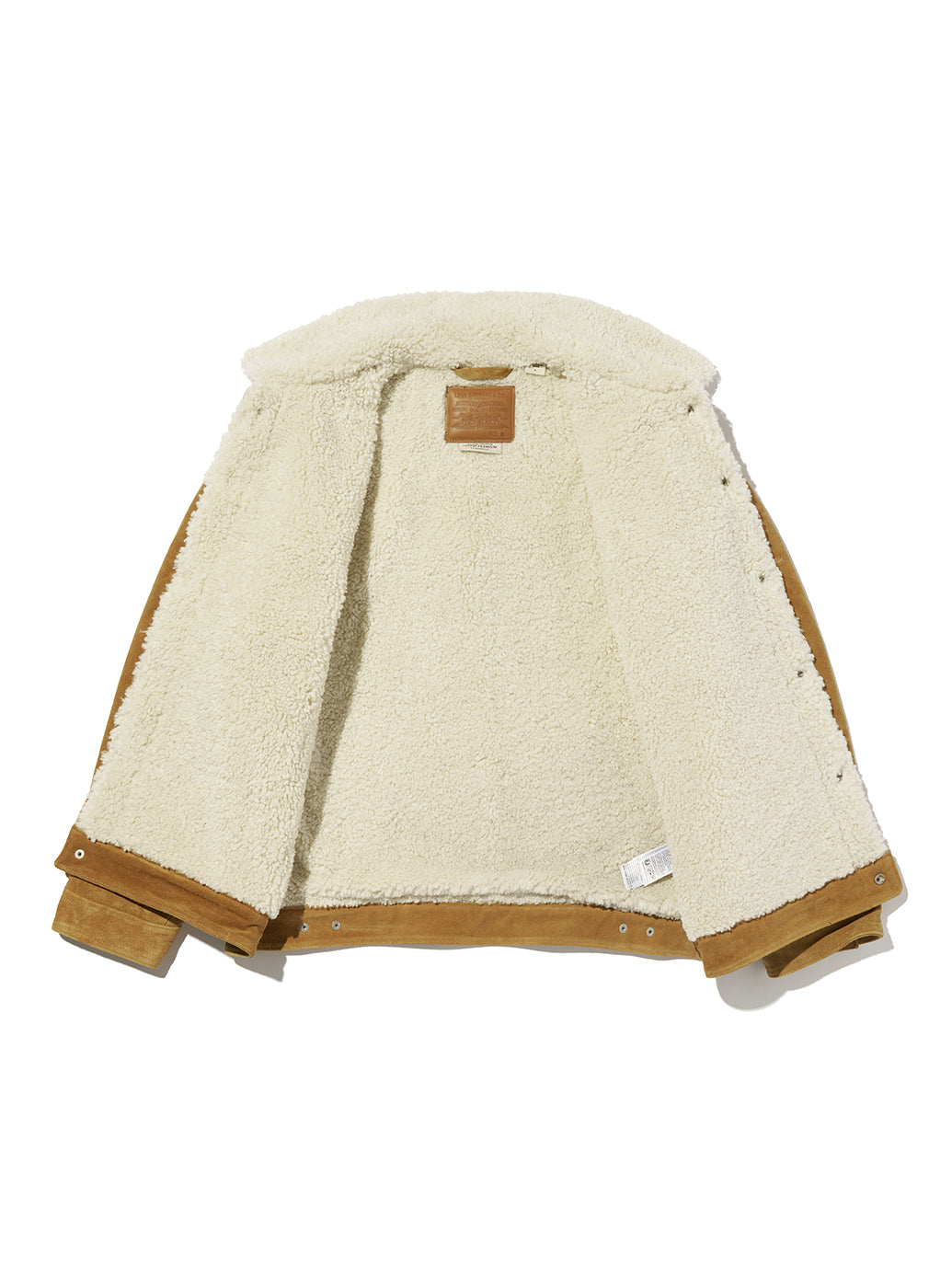 LEVI'S® LEATHER COLLECTION WESTERN SUEDE SHERPA TRUCKER JACKET