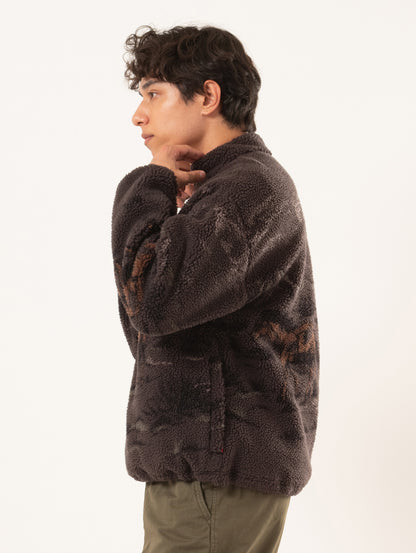 ハーフジップフリース