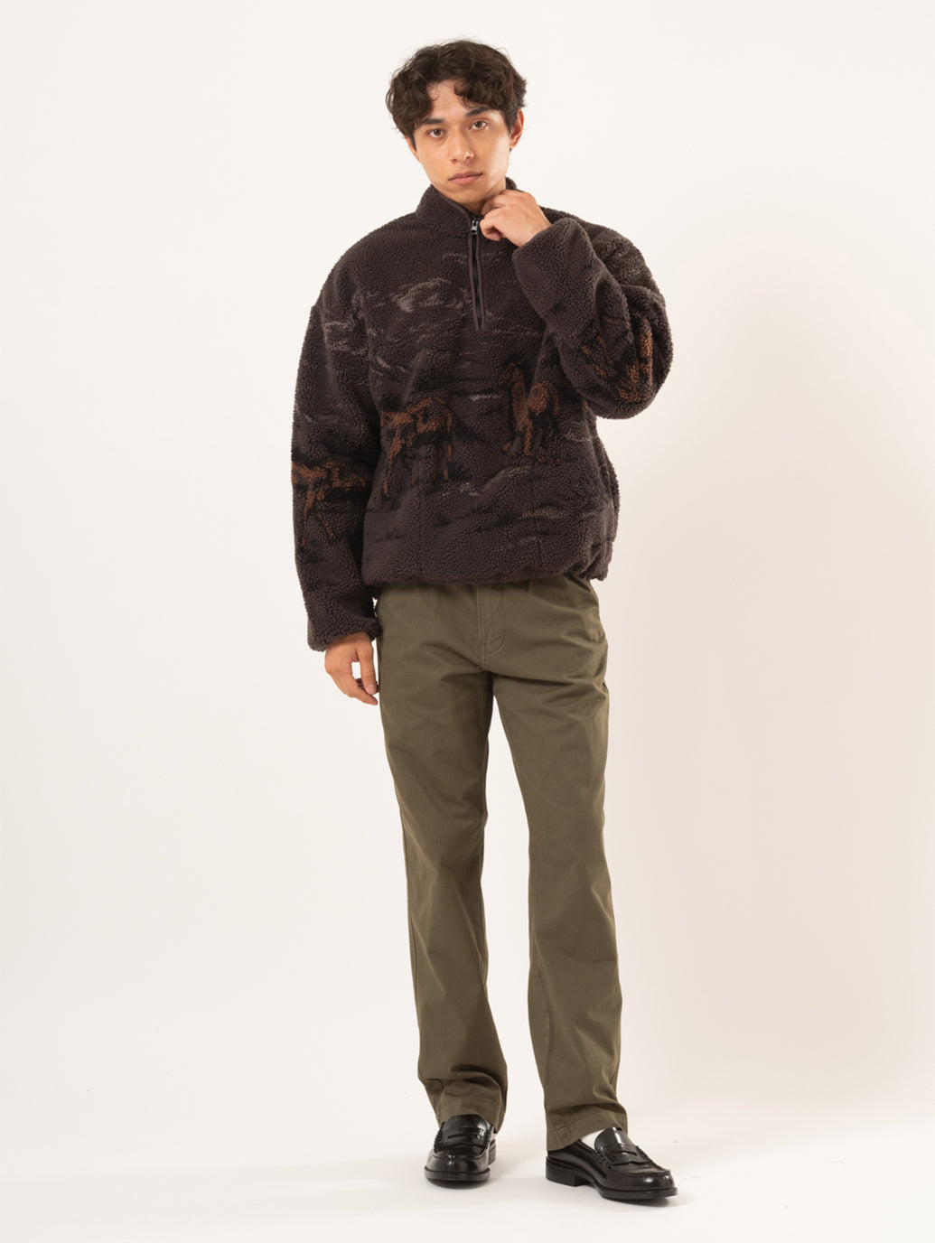 美品 700fill ハーフジップ フリース 黒 M セール】日本未発売 THE NORTH FACE/ザノースフェイス Men's