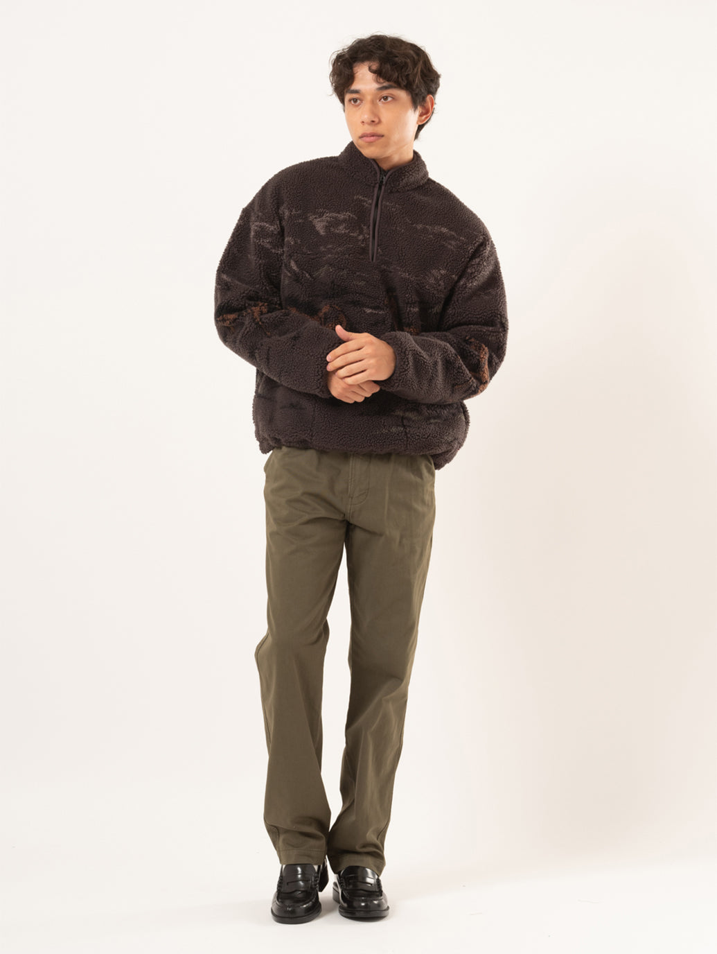 ヒューマンメイド　フリースブランケット　　オリーブ色　　ハーフケット HUMAN MADE - SEASON 24 