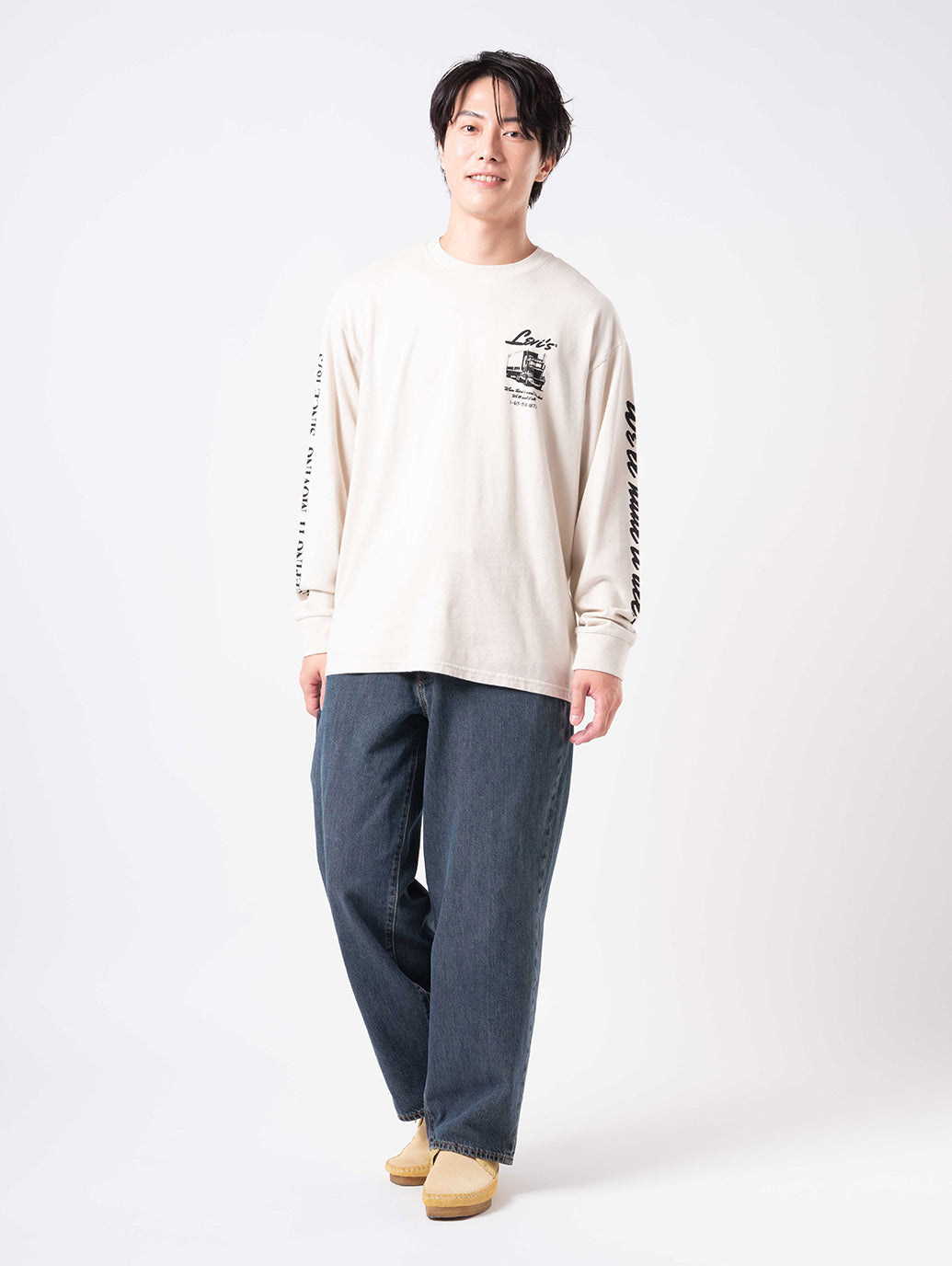 WORKWEAR グラフィック ロングスリーブ Tシャツ