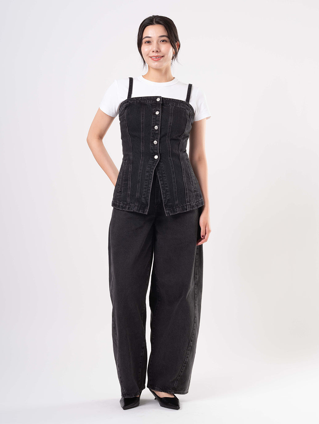 テーラード ビスチェ